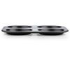 Prestige Inspire Bakeware Yorkshire Pudding Tin, 4 Cup - Black