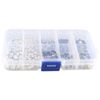 HALJIA 250PCS 10Value Tactile Push Button Touch Switch Micro Momentary Tact SMD Assortment Kit + Plastic Box