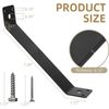 4PCS Angle Brackets 7.3" Inside Mount 45-Degree Angle Corner Braces Inside Joint