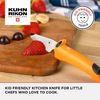 Kuhn Rikon Kinderkitchen Knife for Kids (Dog Design). Kids Cutting Knife. Kids Knife for Chopping. Safety Knives for Children. Kids Knives for Cooking – 3 Year Kuhn Rikon Kitchen Accessories Guarantee