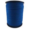 8mm Royal Blue Polypropylene Braided Poly Rope Cord x 200 Metre Strong String