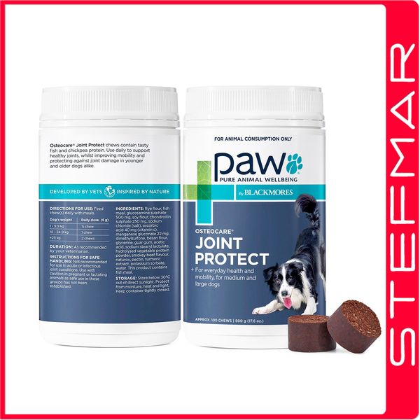 PAW Blackmores Osteocare Joint Protect Chews 500G Dog Health Supplement Chews