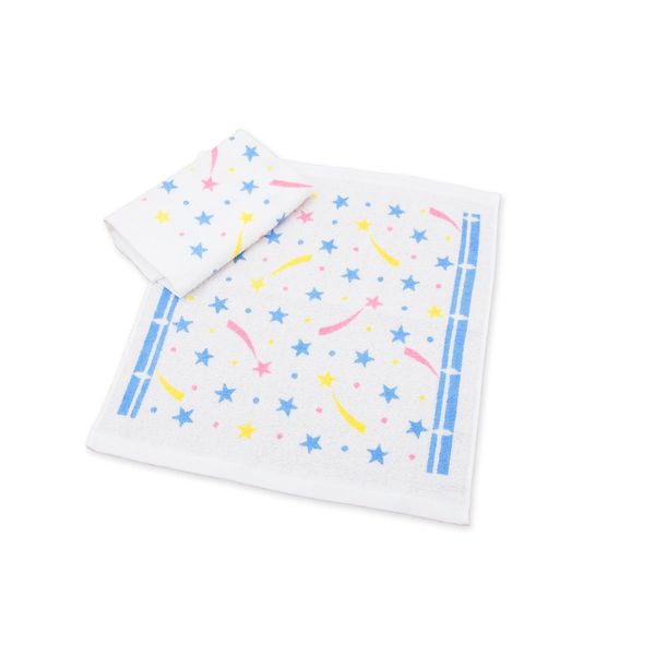 STAR PATTERN For Hand Towel 100 momme 10 Sheets Set "taoru, and Plays"