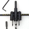 Accessotech Handy Adjustable Metal Circle Hole Saw Drill Bit Cutter Kit DIY Tools Accessory