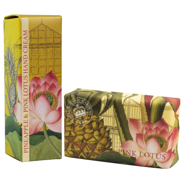 Royal Botanic Gardens KEW Hand Cream & Shea Butter Set - Pineapple & Pink Lotus