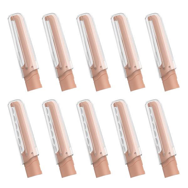 OPOVE Dermaplaning Blades,Exfoliating Face Blades,Peach Fuzz Removal & Eyebrow Shaper–Face Shavers for Women,10 Pack