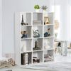12  Cube Cubby Bookcase Open Standing Book Shelving Cabinet Display Cube Shelves