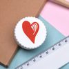 'Red and White Heart. ' Compact Pencil Sharpener (PS00034934)