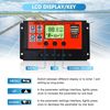 DEARCOOL 100A MPPT Solar Panel Regulator Charge Controller Auto Focus Tracking 12/24V