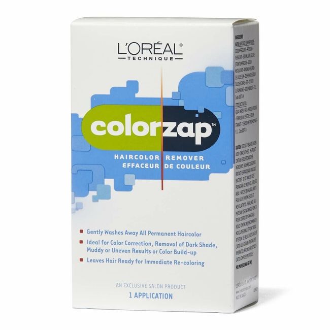 L'Oreal ColorZap Haircolor Remover, Removes all Unwanted Permanent Color