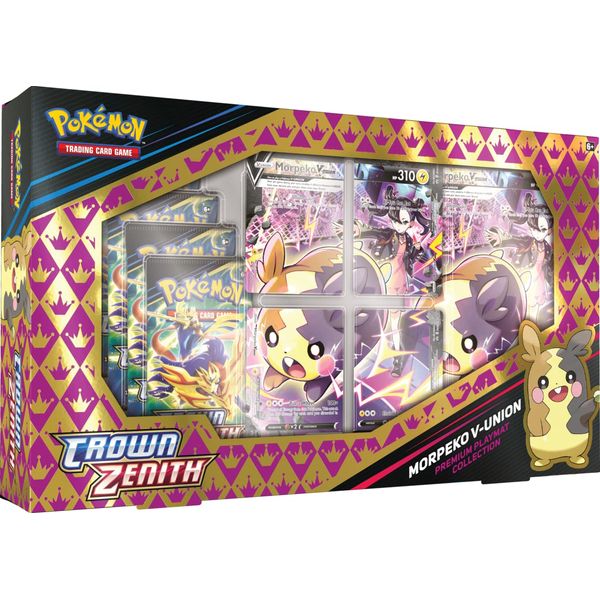 Pokémon TCG: Crown Zenith Premium Playmat Collection Morpeko V-Union Box