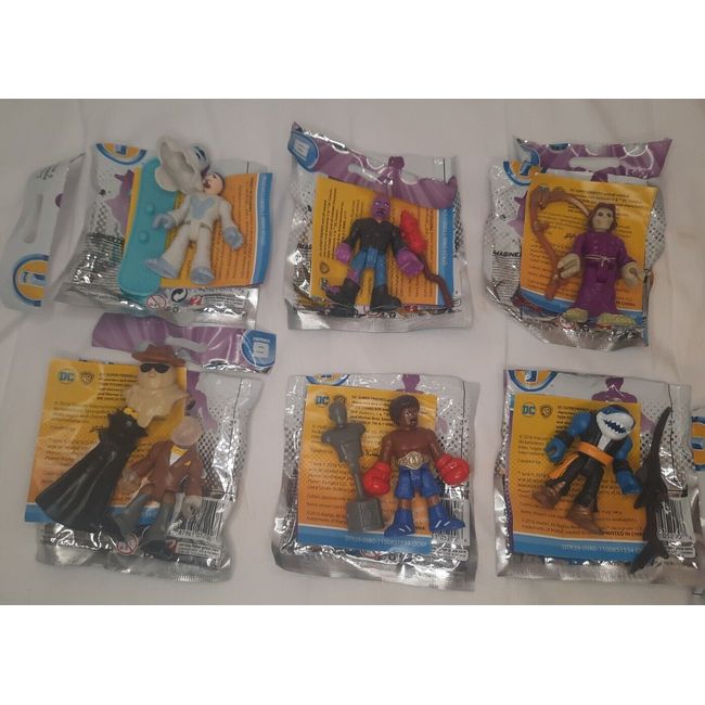Imaginext Series 9 Blind Bag Complete Set of 6 New Invisible Man Shark Mutant