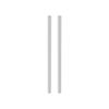 Rebower 304 Stainless Steel Solid Round Rod, 4mmx150mm / Silver Tone / 2 Pcs