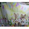 Easter Backdrop Wall Hanging Decor Bunny Floral