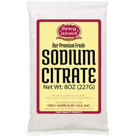  Sodium Citrate Powder 8 Ounce - Food Grade, Non-GMO