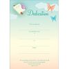 Dedication Certificate - Bible & Butterflies - 10 Pack