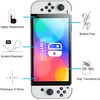 NEW'C 3 Pack Designed for Nintendo Switch (Model OLED) Screen Protector Tempered Glass, Case Friendly Anti Scratch Bubble Free Ultra Resistant