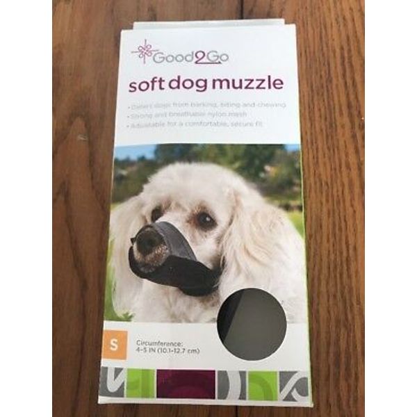 New! Good2Go Soft Dog Muzzle S Ships N 24h