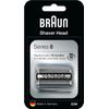 Braun Shaver Replacement Blade Series 8 Compatible 83M (Overseas Version for F/C83M) Net Blade Inner Blade Integrated Cassette Silver [Parallel Import]