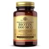 Solgar Biotin 1000 mcg 100 Vegetable Capsules