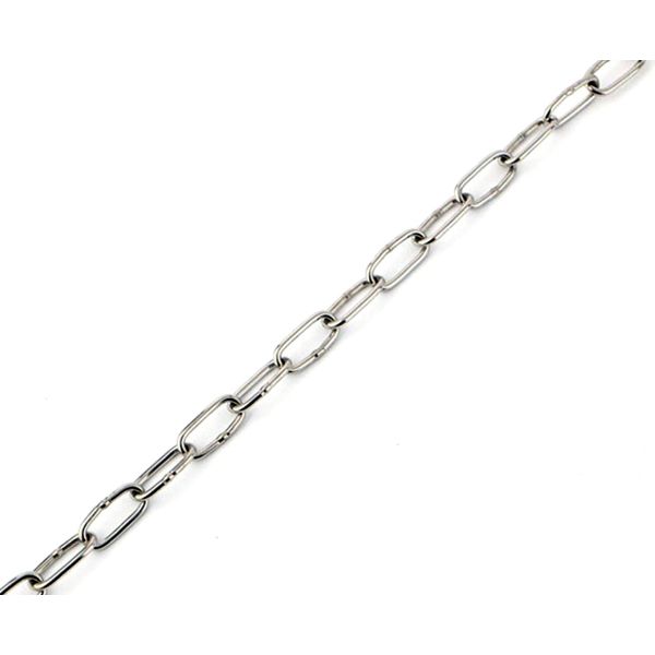 Health Life: Stainless Steel Chain, General Purpose Chain, DIY Chain, Chore Chain, Pet Breeding, DIY, Intrusion Prevention, Fixed, Stainless Steel, SUS304, Rust Resistant, 18-8 Stainless Steel, Wire Diameter 0.06 inch (1.5 mm), Length 3.3 ft (1 m)