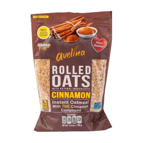 Avelina Cinnamon Instant Oats 350 ml (12.8 ounces) (1 pack)