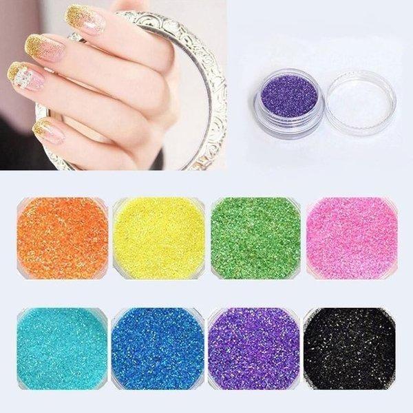 [Shinsegae Mall] Nail Art Shiny Powder Powder Glitter 12 Types (W918AC8)