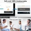 AUEDROT Undetectable USB Jiggler - Automatic Mini Mouse Mover NO Software Required for Computer - Driver-Free Movement Simulator Keep Computer Awake (2 PCS)