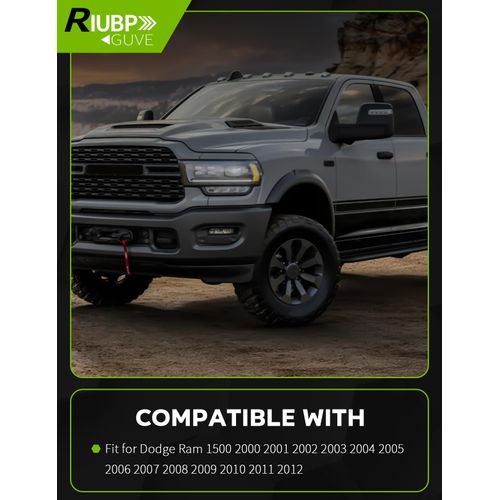 Steering Rack and Pinion Bushing Fit for Dodge Ram 1500 2000 2001 2002 2003 2004 2005 2006 2007 2008 2009 2010 2011 2012 Replace 52106728AC 52113031AD 4Pcs