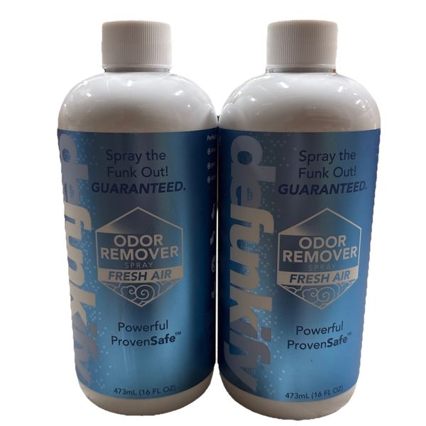 Defunkify Odor Remover Spray Fresh Air 2 Pack ( 16 FL Oz Per Bottle )