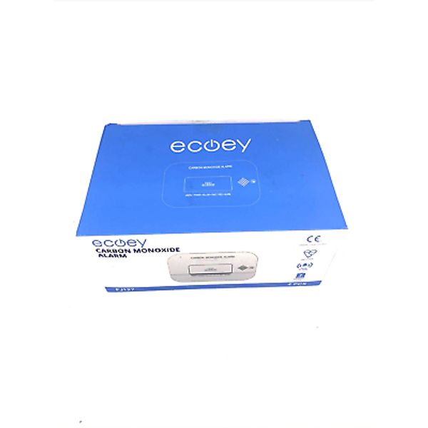 4 Pieces Ecoey LCD Carbon Monoxide Detectors Alarm