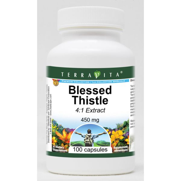 Blessed Thistle 4:1 Extract - 450 mg (100 Capsules, ZIN: 522978) - 3 Pack