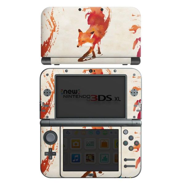 DeinDesign Skin kompatibel mit Nintendo New 3DS XL Folie Sticker Fuchs Graphic Herbst