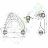 (1) Front Left Upper Control Arm Fit For LINCOLN MKZ 2007 - 2010 2011 2012