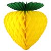 3-Pack 10 Inch Paper Strawberry Decoration, Yellow