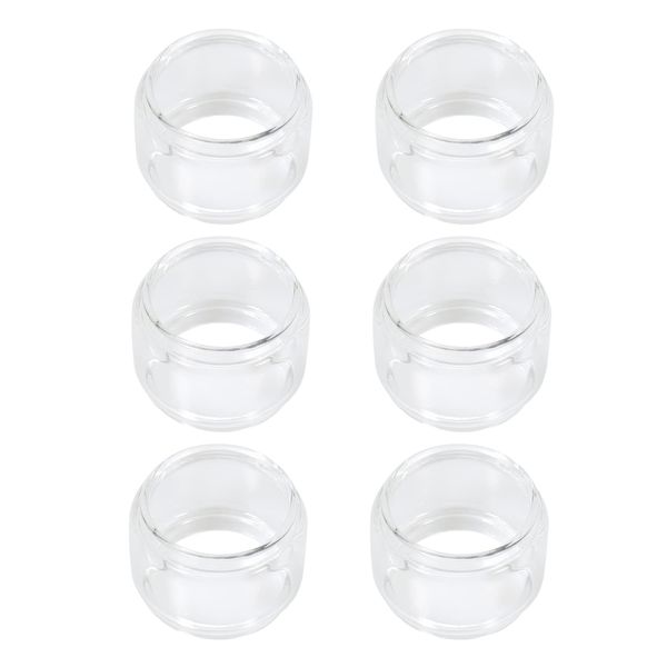 Replacement Glass Tank for GeekVape Zeus Sub Ohm/Zeus X mesh Replacement Glass Bulb Tank (6 pcs Transparent)