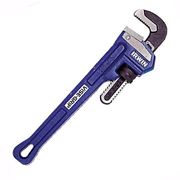 IRWIN Tools VISE-GRIP Pipe Wrench, Cast Iron, 2-Inch Jaw, 12-Inch Length (274106) , Blue