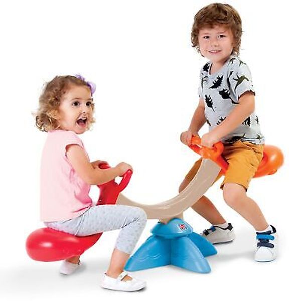 Grow'n Up Happy Whale Seesaw Spinner Seesaw 360 Degree Spinning Teeter Totter