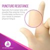 Dynarex Sterile Disposable Latex Surgical Gloves, Powder-Free, Sterilely Packaged in Pairs, Professional Medical and Healthcare Use, Veterinary Clinic, Bisque, Size 8.5, 1 Box of 50 Pairs of Gloves
