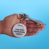 Election 2024 CONSERVATIVES Logo Union Jack Tree 55mm Keyring Bottle Opener
