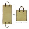 Hide & Drink, Waterproof Waxed Canvas Fire Bag Handmade (Bourbon Brown)