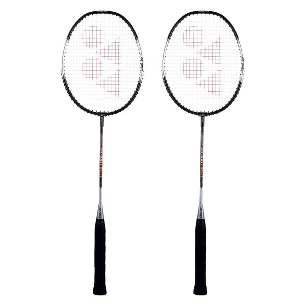 YONEX ZR 100 Light Aluminum Blend Badminton Racquet with Full Cover, Set of 2