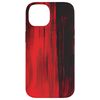 Cool Abstract Black & Red Punk Geometric Effect Case for iPhone 14