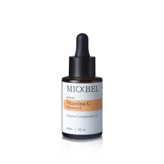 MIOXBEL Gesichtsserum mit eingekapseltem Vitamin C 4% | Feuchtigkeitsspendende Formel Anti-Ageing-| Jüngere und strahlende Haut | Anti-Ageing-Gesichtsserum | Anti-Falten Verjüngungsserum 30ml