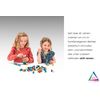 WISSNER aktiv lernen-Rule Slider Colourful – Robust RE-Wood Design for Primary School Children, Playing Calculation Learning up to 100, 25 x 17 x 4.5 cm, Calculation Frame for School Children