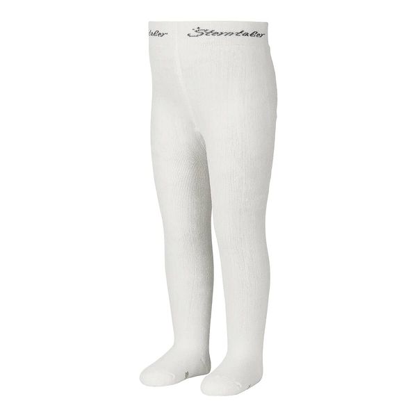 Sterntaler Baby-Jungen Strumpfhose Uni Hosiery, Undurchsichtige, Ecru, 104