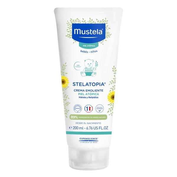 Mustela Stelatopia – Feuchtigkeitscreme für sehr trockene, empfindliche und atopische Haut (1 x 200 ml)