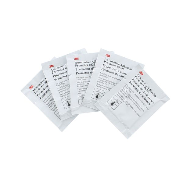 3M 06396 Adhesion Promoter, Sponge Applicator, 2.5cc (Five Packets, 5 Pack)
