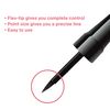 Almay Liquid Eyeliner, Waterproof, Fade-Proof Eye Makeup, Easy-to-Apply Liner Brush, 221 Black, 0.1 Oz