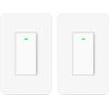 Smart 3-Way Light Switch Kit–WiFi, Alexa & Google Compatible,Neutral Wire,2 Pack